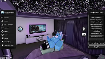 Preview 1 of Barrel Jerk - Roblox Furry Gay masturba con sus muslos...( MX RLN )