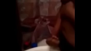 Preview 1 of Two Couple Dinner And Swap Wife - Chubby black guy jerking off.