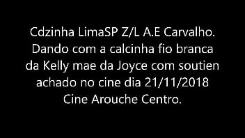 Preview 1 of Dipika Padukon X - Cdzinha Limasp Dando No Cine Com A Calcinha Fio Branca Do Corinthians Da Kelly Mae Da Joyce 21112018