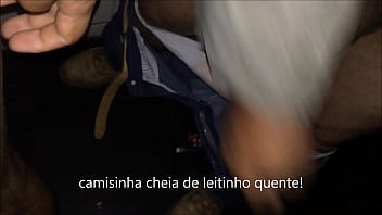 Preview 4 of Teeno Com - Cdzinha LimaSP Dando com a calcinha Branca tanga da Kelly loira Mae da Joyce no cine 21112018