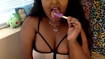 Preview 3 of Mahira Khan Xxx Movieclips - BBW Ebony girl in see through lingerie on webcam