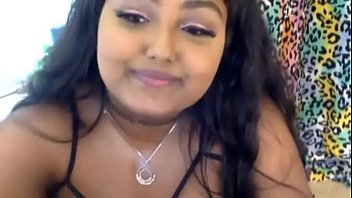 Preview 1 of Mahira Khan Xxx Movieclips - BBW Ebony girl in see through lingerie on webcam