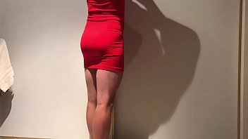 Preview 1 of Nut Fast - Little red dress. y.. Ass