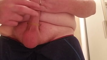 Preview 1 of Spy Tug Massage Tubes - JohnnyKyns blows his load