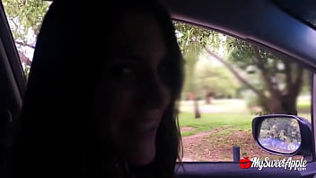 Preview 1 of Kitana Lure Legalporno - Too horny to keep driving ? New car fuck video in Buenos Aires available on all our platforms