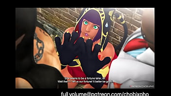 Preview 1 of Monn Sonn - STREET FIGHTER / MUMMY MENAT GANGBANG IN ALLEY [SFM]