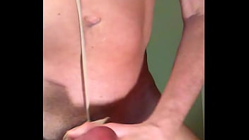 Preview 1 of Pormno Con Servidumbre - Amature tied up tight with pantyhose and stroking my cock