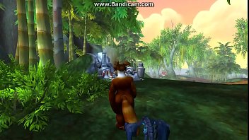 Preview 1 of Big Cock Ass Drill - *futa* panda shows off and turns heads