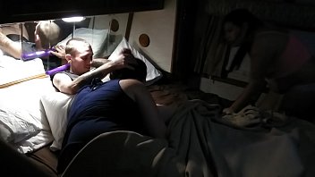 Preview 1 of Schollxxxcom - Husband destroyed slutty wife and her shy friend...hardcore anal...rough throat fuck...hard orgasm