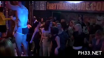 Preview 1 of Hq Qporn - Leaking twat on the dance floor fucking and slots face and mouth