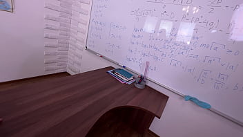 Preview 3 of Euro Sex In The Kitchen - FAST SEX BETWEEN CLASSES WITH A TEACHER