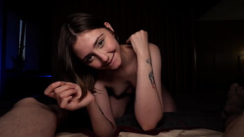 Preview 1 of Fiona Applez - She sucked me off during movie night