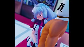Preview 3 of Bebi Sexi Videos - Murakumo Handjob 3D - Kancolle @kaotaro12