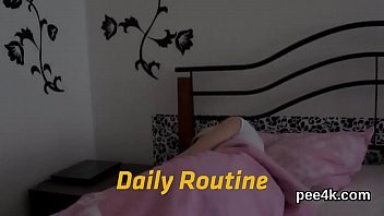 Preview 1 of Fucking In Springbreaklife - Adorable doll gets her spread vagina entire of warm piss and squirts