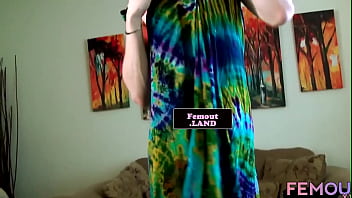 Preview 1 of The Big Mami Nnnxx - Tattooed smalltits trans amateur tugging cock