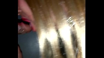 Preview 2 of Cleaning Japanese - Stephanie Smith at the gloryhole in adult theatre