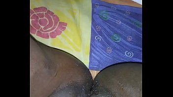 Preview 1 of Mister X Mom - Sexy black girl masturbates and cums using toy