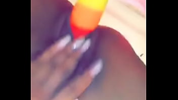 Preview 3 of Sunny Leone Sexy Xxvi Videos - Ebony babe sits on fake dick