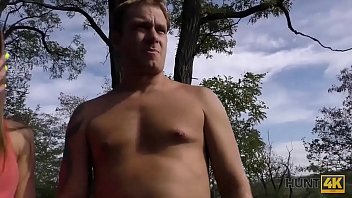 Preview 2 of Www 18xxx Tube - HUNT4K. Comely girl enjoys outdoor anal sex for money with new guy