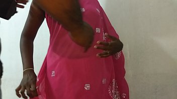 Preview 2 of Jackets Xxx - desi indian tamil telugu kannada malayalam hindi horny cheating wife vanitha wearing blue colour saree showing big boobs and shaved pussy press hard boobs press nip rubbing pussy masturbation