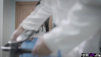 Preview 3 of Xxx Video Poarn - Tiny ebony teen Kira Noir went to a clinic and let this hot doctor examined her tight pussy and fucked by his giant black dick.