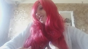 Preview 3 of Gf Breastfeeding Bf - wanna spy me while i try my wig&#039_s collection?