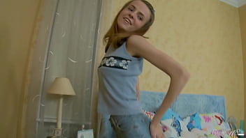 Preview 1 of Sill Peck Hd Anal - Blonde Teen Erika T Takes All Her BF&#039_s Big Dick Up The Ass!