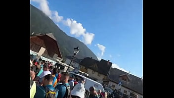 Preview 1 of Sopy Massage - Waiting at the start of the marathon,  ready to get going! ??️How do you feel right before a big race?#Mara...