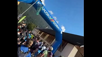 Preview 4 of Sopy Massage - Waiting at the start of the marathon,  ready to get going! ??️How do you feel right before a big race?#Mara...