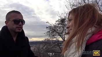 Preview 2 of Tenant Fucks Landlord Hypno - HUNT4K. A la pelirroja le gusta dar sexo por dinero frente a su novio