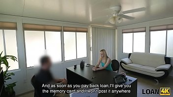 Preview 2 of My Girlfriend Sexy Video - LOAN4K. Chick has problems and manager gives money for fucking