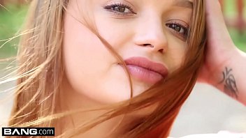 Preview 1 of Asvxcavnj - Glamkore - Redhead Euro babe in DP threesome