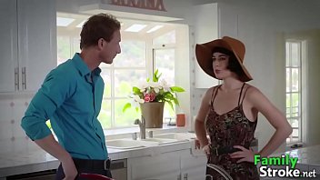 Preview 1 of Hijab Bercinta - Social Media Whore Teen and Stepdad - FamilySTROKE HD Porn