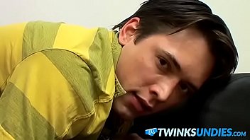 Preview 3 of Latin Teens Playing Naked - Homosexual dude in underwear jerks off his rock solid cock