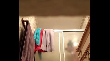 Preview 2 of Father Mom Porn - Spying on Girl Showering