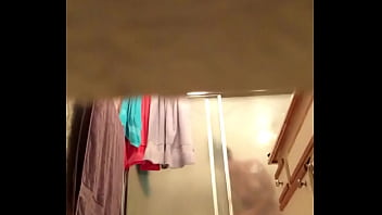 Preview 3 of Father Mom Porn - Spying on Girl Showering