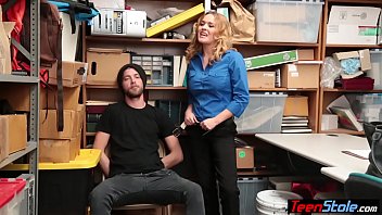 Preview 3 of Short Persons - Cock addict busty MILF LP officer fucked by a thief