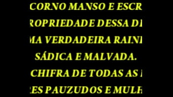 Preview 1 of Bokeb Tante Girang - Esposa enterrando o consolo na buceta,  e humilhando o corno
