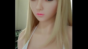 Preview 1 of Swim Masturbation - Sex doll with blond hair and cute face - www.sexything.eu