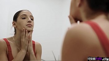 Preview 1 of Spanish Sex 3gp - Abella Danger munching that big black monster cock in her mouth!