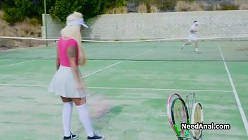 Preview 1 of Sex With Scrity - PAWG oiled and ass fucked by tennis coach