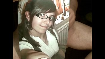 Preview 1 of Ceel Pak Videos - geiles Luder bekommt Sperma ins Gesicht und auf die Briile by Kater xxx