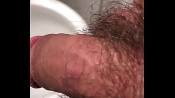 Preview 2 of First Time Guda Sex Vidos Domlod - Young hairy OsoFroze Peeing in Friend&rsquo_s toilet