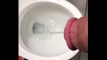 Preview 4 of First Time Guda Sex Vidos Domlod - Young hairy OsoFroze Peeing in Friend&rsquo_s toilet