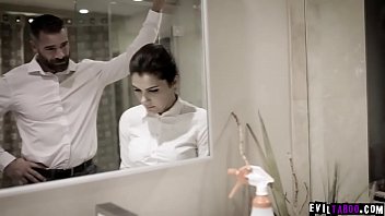 Preview 3 of Jeffs Mod - European exploited housemaid intimidated to have sex to keep her job as a cleaner! Valentina Nappi &lt_3