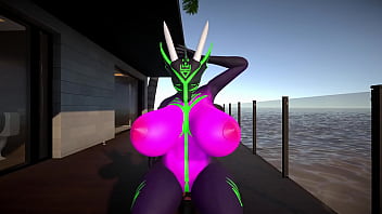 Preview 1 of Famous Malay Model - Dragon Rides Cock and Gets Inflated With Cum