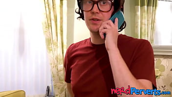 Preview 1 of Wwwxxxvdohd - English cutie pie with big natural tits sucks off a nerd