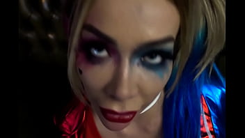 Preview 1 of Allez Bellz - CHESSIE KAY AS HARLEY QUINN GETS FACEFUCKED AND DESTROYED BY BBC