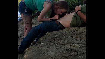 Preview 2 of Video Poerno Xxx - Dawn Dawson Sucks Dick in Public