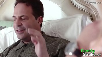 Preview 1 of Mloda Stary - Virgin Stepdaughter Gift Stepdad&#039_s Cock ⏩ Full in FamilyStroke